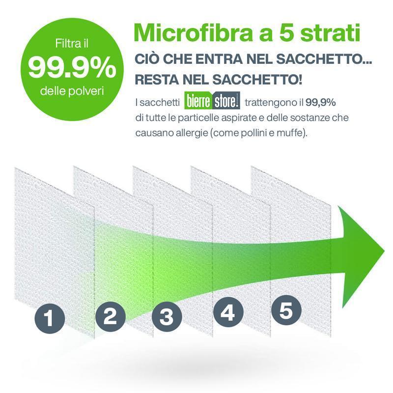 bierre store sacchetti folletto vk 135 vk 136 12 sacchetti 12 profumi + 4 filtri compatibili - foto 4