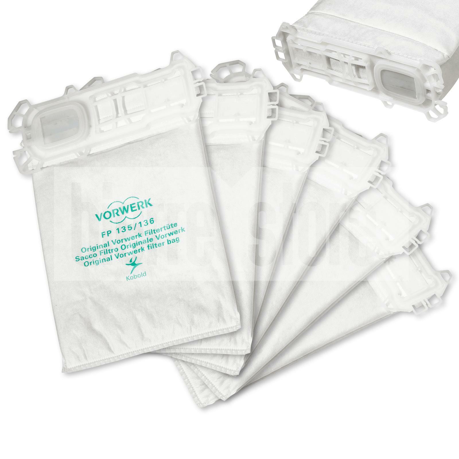 vorwerk sacchetti vk 135 vk 136 super filtrello originali fp135 fp136 - foto 1