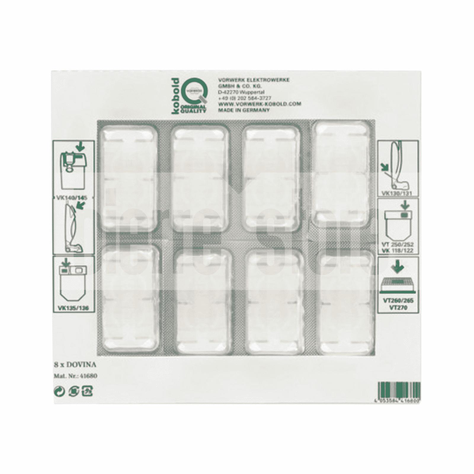 vorwerk kit farfalla folletto sacchetti hepa e dovina originali fp 135-136 - foto 3