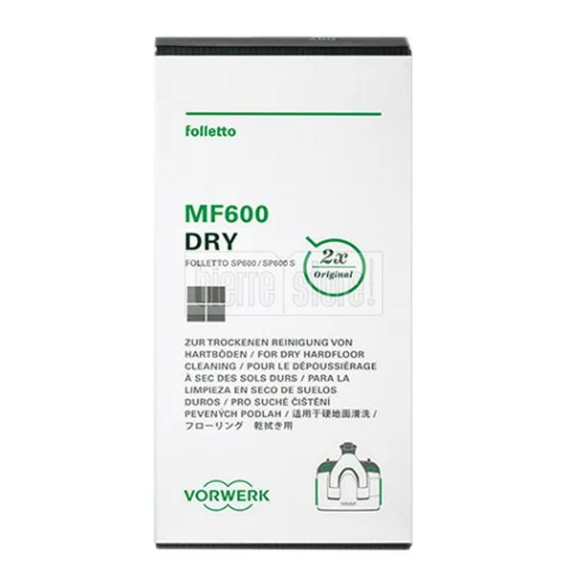 vorwerk panni pulizia a secco dry vorwerk 2 pz sp600 sp600s sp7s originali - foto 2