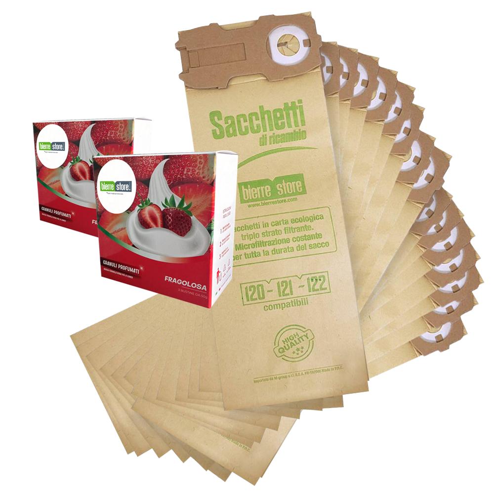 bierre store sacchetti folletto vk 121 vk 122 vk 120 16pz granuli fragola compatibili - foto 1