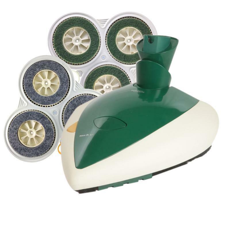 vorwerk folletto vk135 con tubo flessibile e lucidatrice pl515 - foto 3
