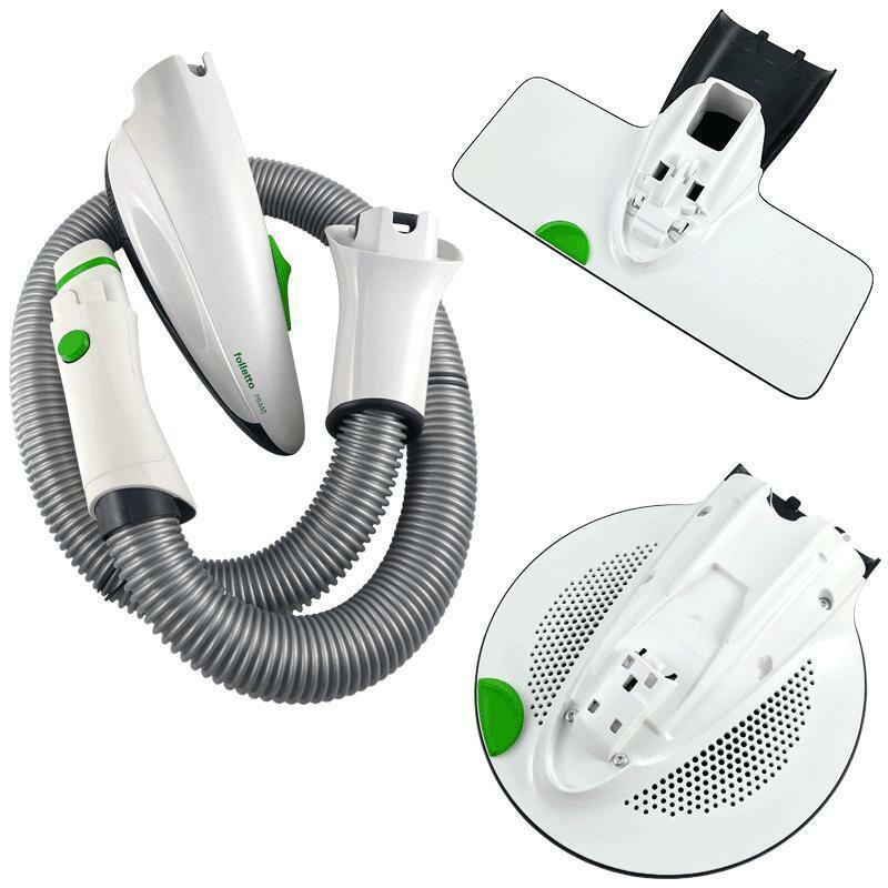 vorwerk folletto vk 220s rigenerato con spazzola hd65s + tubo + picchio e modulo materassi - foto 3